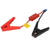 Red and black jump starter clamps with an EC5 connector cable