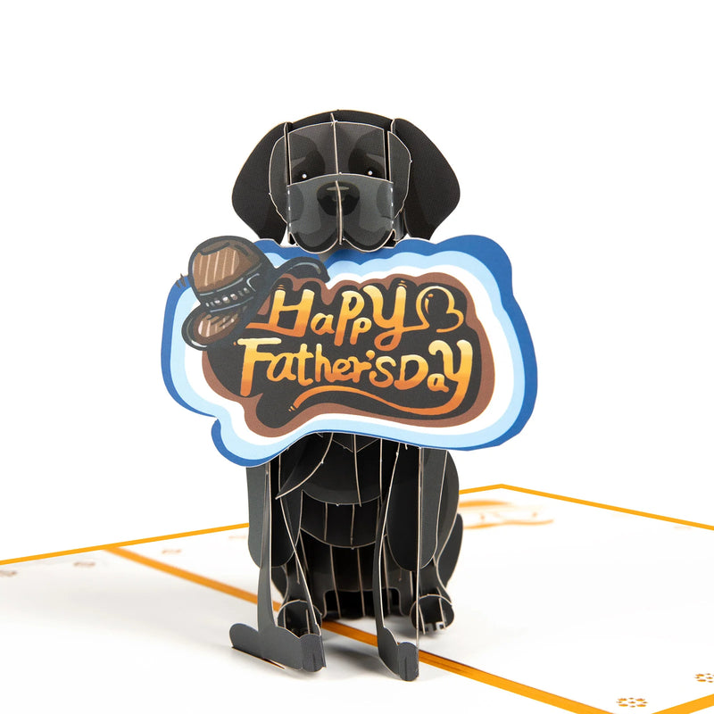 3D Pop-Up Father's Day Greeting Card with Notecard