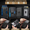 Slim RFID-Blocking Pop-Up Card Wallet with Money Clip