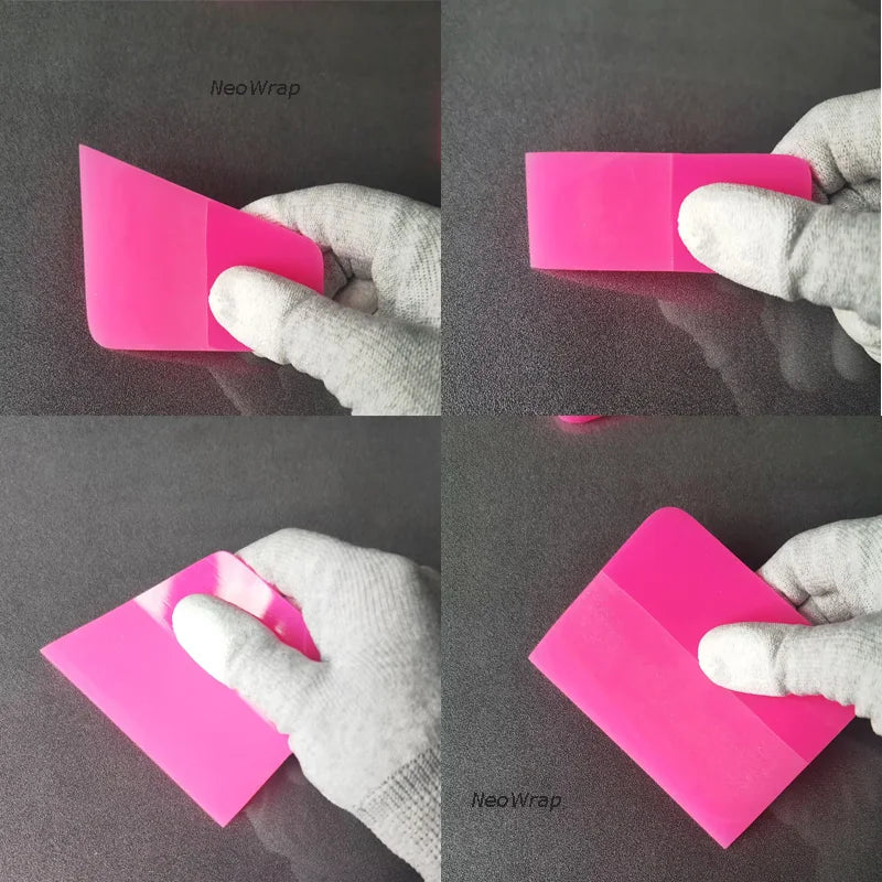 Professional PPF & Vinyl Wrap Squeegee Kit - Soft Rubber Tools for Scratch-Free Application