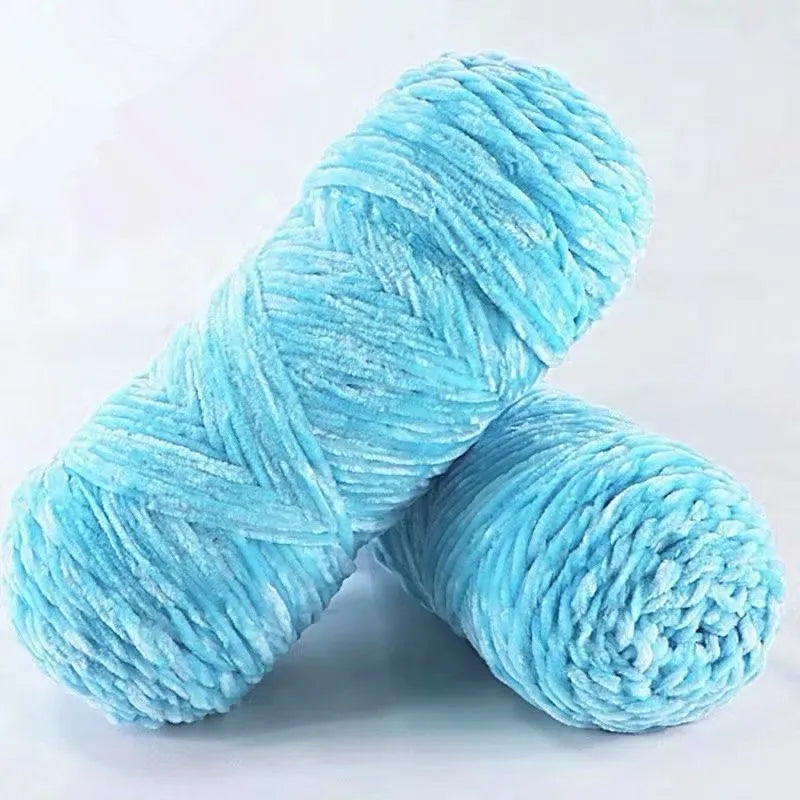 Soft Chenille Yarn for Knitting and Crochet