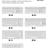 Contour Lines Keycap Set - Cherry Profile PBT, Side-Lit for Mechanical Keyboards