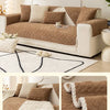 Plush Non-Slip Sofa Cover with Quilted Cotton