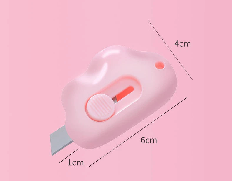 Cloud Mini Safety Cutter – Compact Letter Opener & Box Cutter