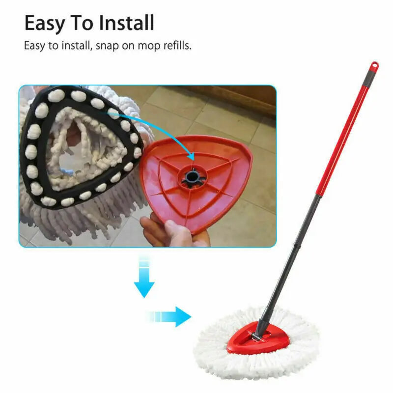 Replacement Microfiber Mop Head for Spin Mops