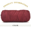 Thick Polyester Blend Yarn for Knitting & Crochet