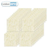 Golden 40 pieces of self-adhesive waterproof tile stickers for kitchen and bathroom