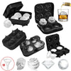 3D Skull & Diamond Ice Ball Mold – Silicone Tray for Whiskey & Cocktails