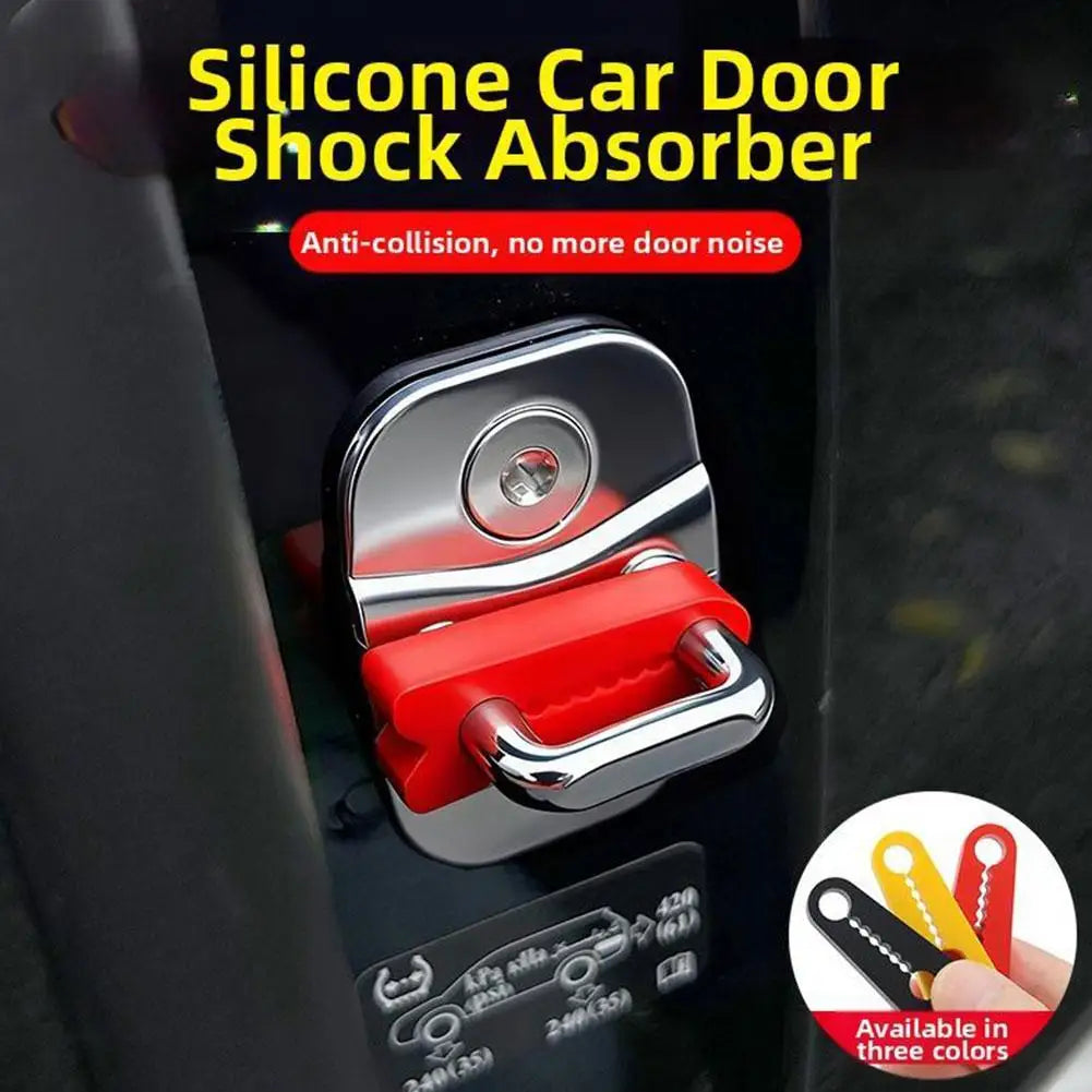 Silicone Car Door Lock Protectors – Noise Reduction & Anti-Collision Covers (Set of 4)