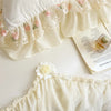 Lace-Embroidered Duvet Cover Set with Pillowcases