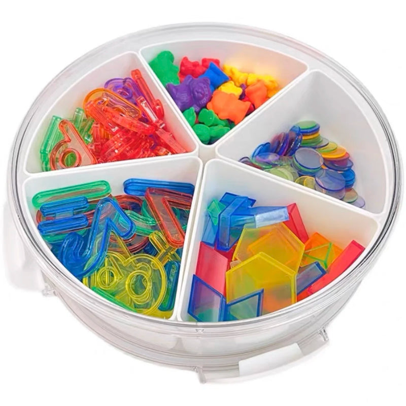Partitioned Sensory Play Bin for Toddlers