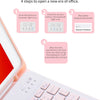 iPad Keyboard Case with Detachable Bluetooth Keyboard and Mouse