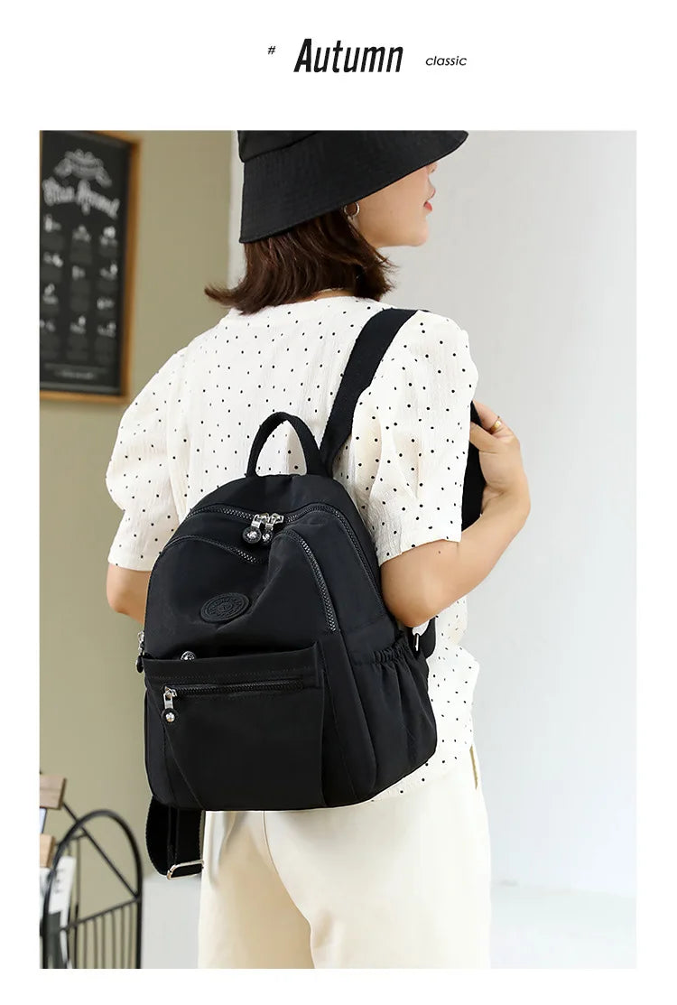 Durable Nylon Backpack for Daily Use