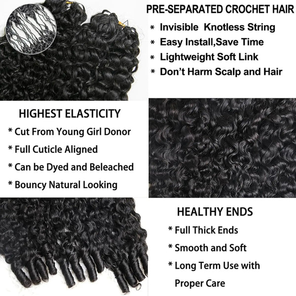 Burmese Curly Feather Hair Extensions
