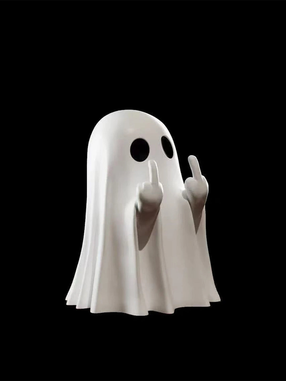 Mischievous Ghost Figurine - Mini Halloween Statue