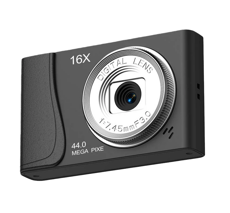 Compact Retro Digital Camera with 4K Video