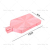 Kit de tableau de diamant rose pour la création et le perlage, vue de dessus.
