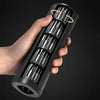 A hand holds a black magnetic case containing a set of 78 precision screwdrivers.