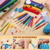 Ergonomic Crochet Hook Set with Accessories and Storage Bag