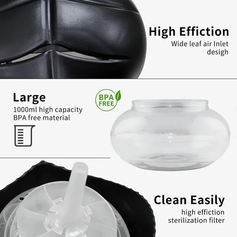 Water-Based Air Purifier with LED Mood Light