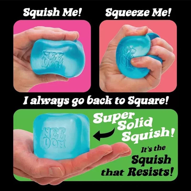 NeeDoh® Solid Cube Sensory Squeeze Toy
