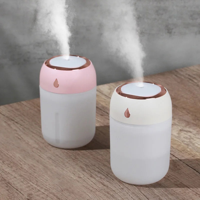 Portable USB Mini Humidifier with LED Night Light