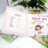 A set of picture books for early English learning featuring colorful illustrations and text.