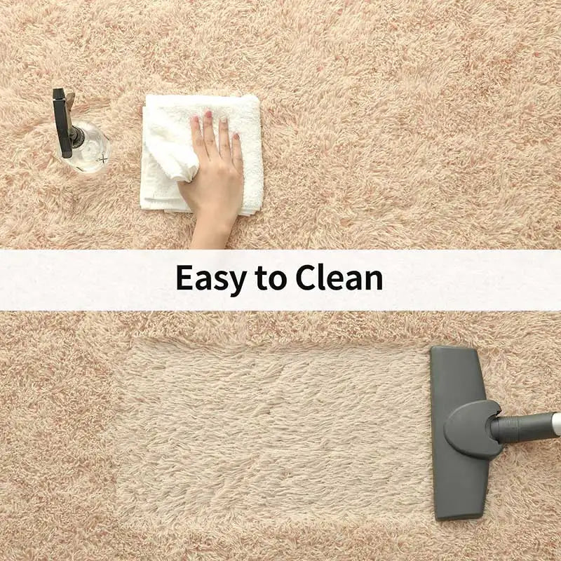 Plush Shaggy Area Rug for Living Room & Bedroom