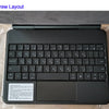 Bluetooth Keyboard Case with Touchpad for iPad Pro, Air & Standard Models