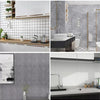 10-Pack Marble Tile Sticker Sheets - Peel-and-Stick 30 x 60 cm, Waterproof PVC Tiles