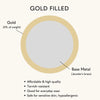 Gold-Plated Stainless Steel Stacked Ring Set