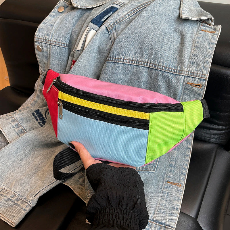 Verstellbare Nylon-Crossbody-Hüfttasche