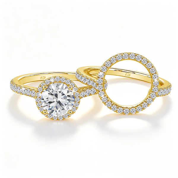 1.2ct Round Moissanite Ring in 925 Sterling Silver