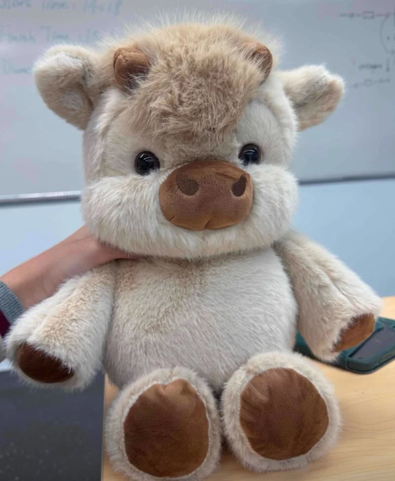 Adorable Highland Cattle Plush Toy