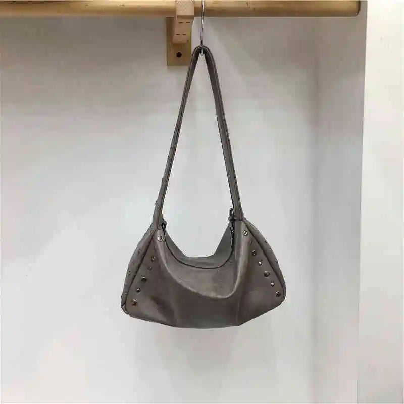 Punk Nieten Design Schultertasche