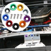 Anodized Aluminum Washer and Bolt Kit for Car Customization
