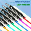 Dual-Tip Permanent Markers – 12 Color Art Set for Drawing & Crafting