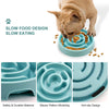 Maze-Design Slow Feeder Dog Bowl