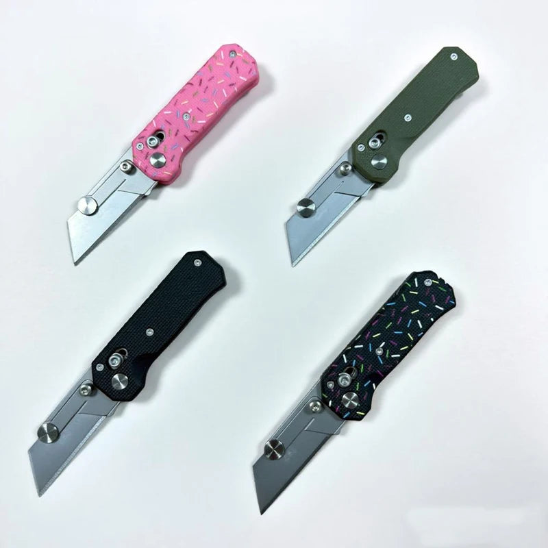 Pocket Folding Utility Knife with SK5 Steel Blade