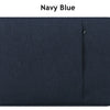 Navy blue waterproof laptop sleeve with a handle for notebooks