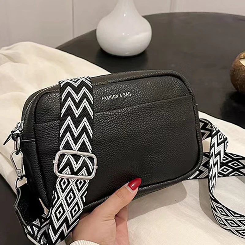 Bolso bandolera estructurado de PU