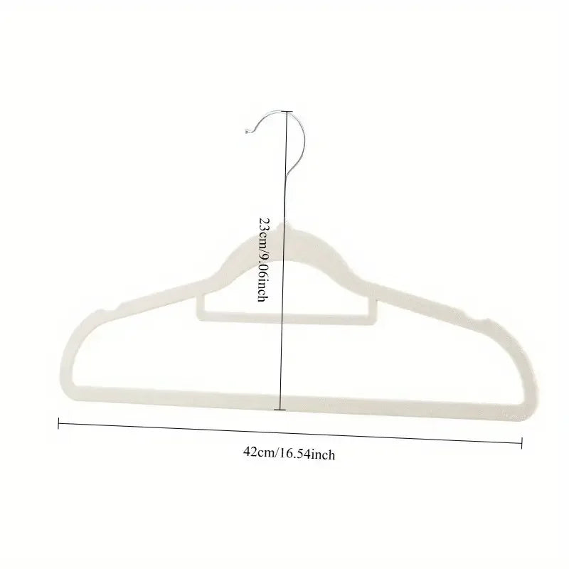 Stainless Steel Non-Slip Hangers for Wet & Dry Clothes (Set of 5)