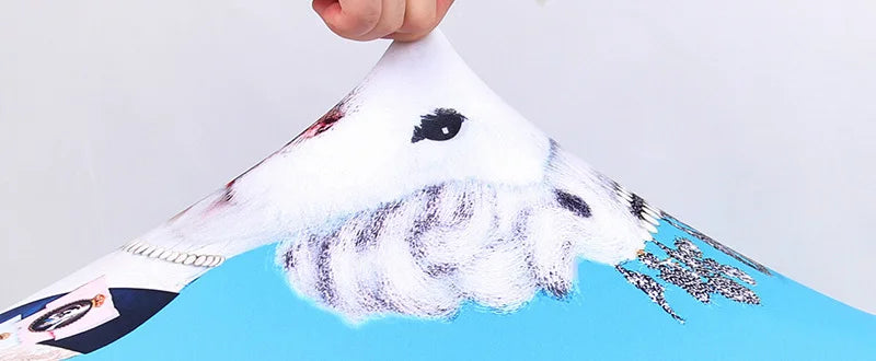 Elastic Aircraft Print Luggage Protector Cover