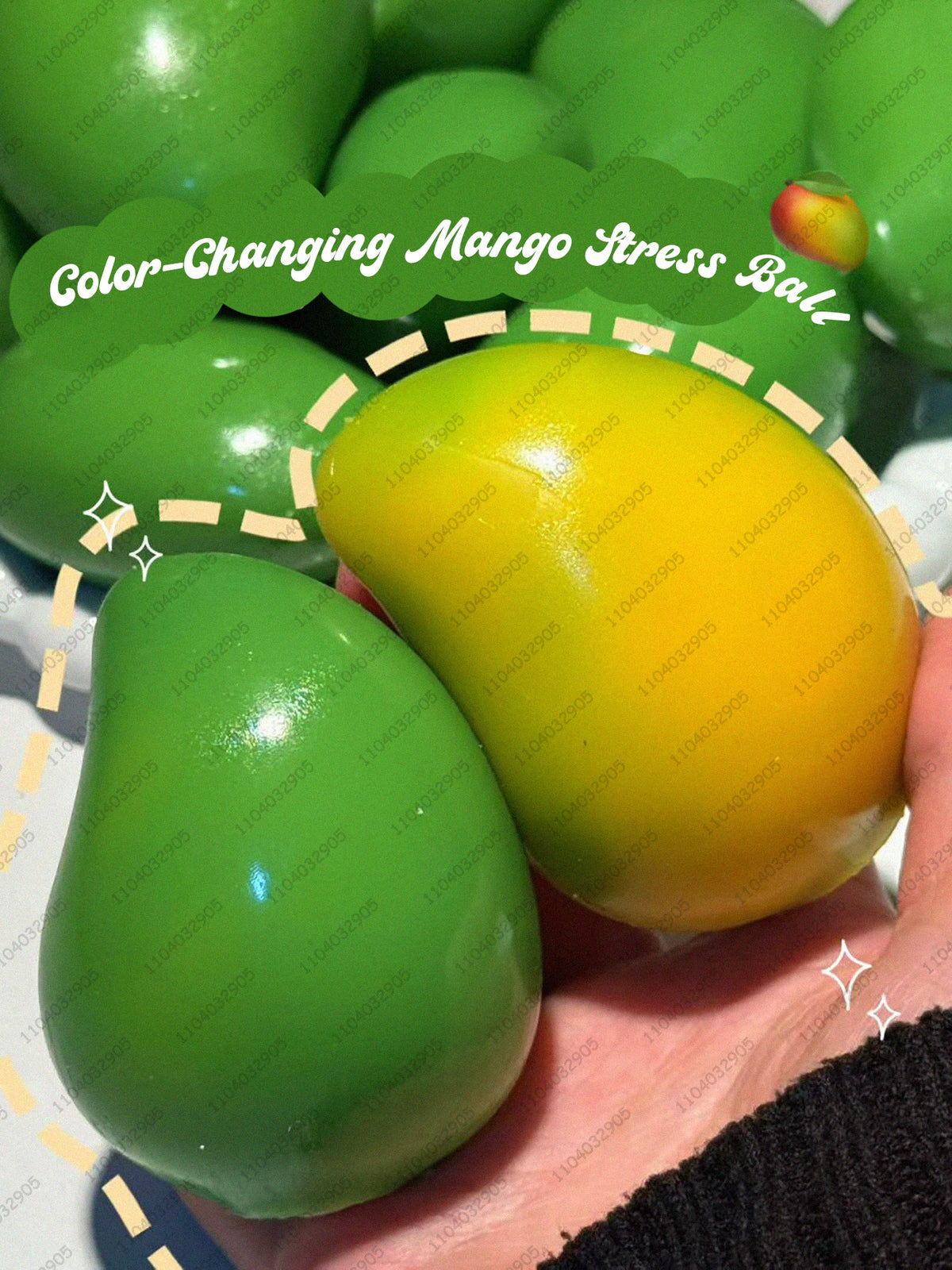 Color-Changing Mango Stress Ball