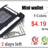 RFID Blocking Slim Leather Wallet for Men