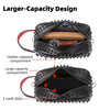 2-in-1 Convertible PU Leather Crossbody & Clutch Bag