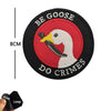 Funny Cat Face PVC Morale Patch with Hook-and-Loop Backing