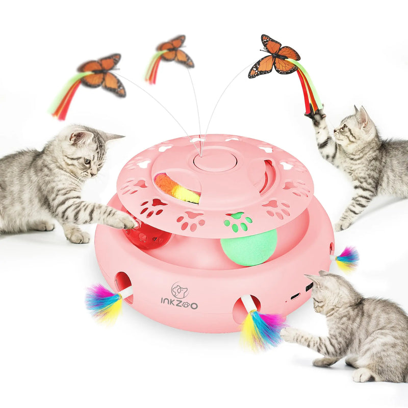 Interactive Whack-A-Mole Cat Toy with Smart Sensor