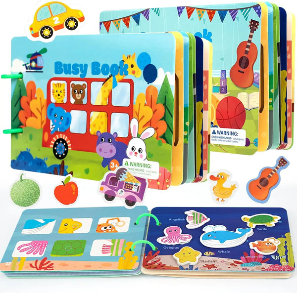 Montessori Busy Book for Toddlers