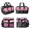 Large-Capacity Cleaning Tool Organizer Bag with Detachable Apron